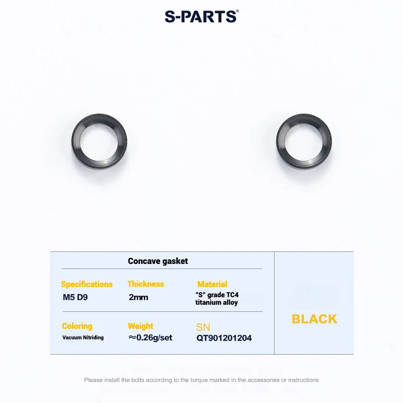 S-PARTS Cervélo S5 Titanium Bolt Kit | Full Frame Lightweight Upgrade Set | CNC TC4 Ti Bolts for Cervélo S5 - Detail 68