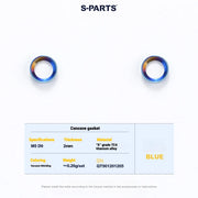 S-PARTS Cervélo S5 Titanium Bolt Kit | Full Frame Lightweight Upgrade Set | CNC TC4 Ti Bolts for Cervélo S5 - Detail 70