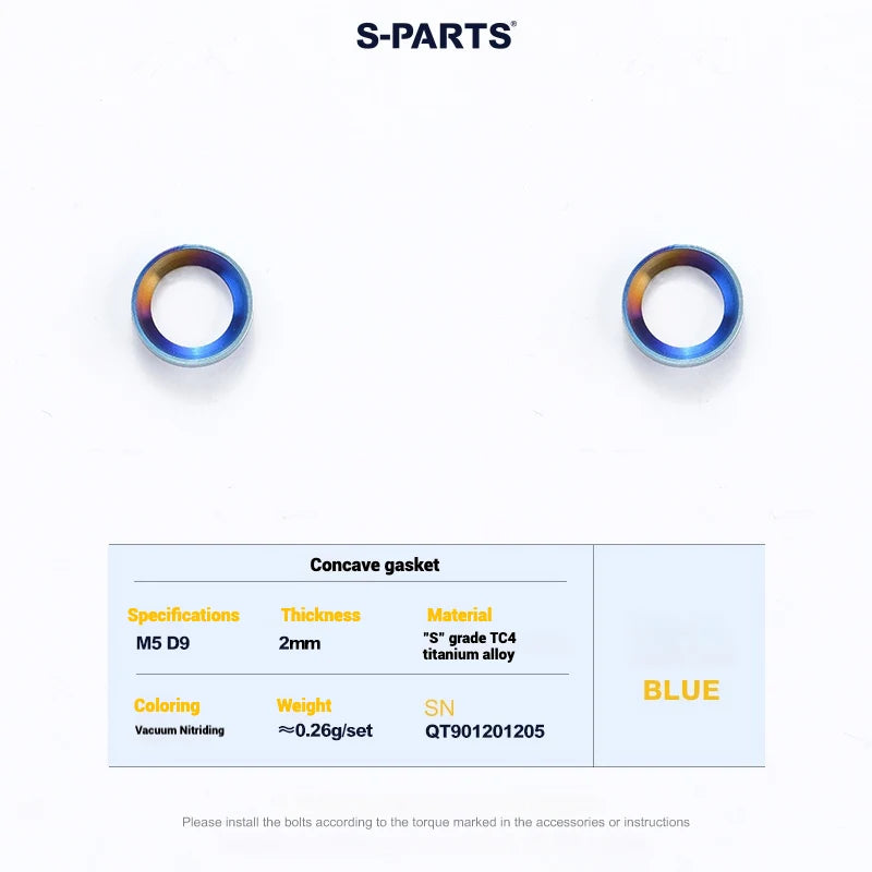 S-PARTS Cervélo S5 Titanium Bolt Kit | Full Frame Lightweight Upgrade Set | CNC TC4 Ti Bolts for Cervélo S5 - Detail 70