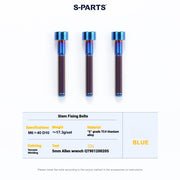 Cervélo S5 Titanium Bolt Kit – Full Frame Lightweight Upgrade Set | CNC TC4 Ti Bolts for Cervélo S5