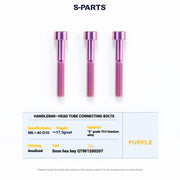 Cervélo S5 Titanium Bolt Kit – Full Frame Lightweight Upgrade Set | CNC TC4 Ti Bolts for Cervélo S5