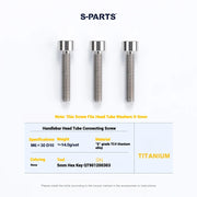 S-PARTS Cervélo S5 Titanium Bolt Kit | Full Frame Lightweight Upgrade Set | CNC TC4 Ti Bolts for Cervélo S5 - Detail 82