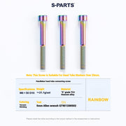 Cervélo S5 Titanium Bolt Kit – Full Frame Lightweight Upgrade Set | CNC TC4 Ti Bolts for Cervélo S5