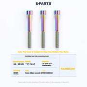 S-PARTS Cervélo S5 Titanium Bolt Kit | Full Frame Lightweight Upgrade Set | CNC TC4 Ti Bolts for Cervélo S5 - Detail 96