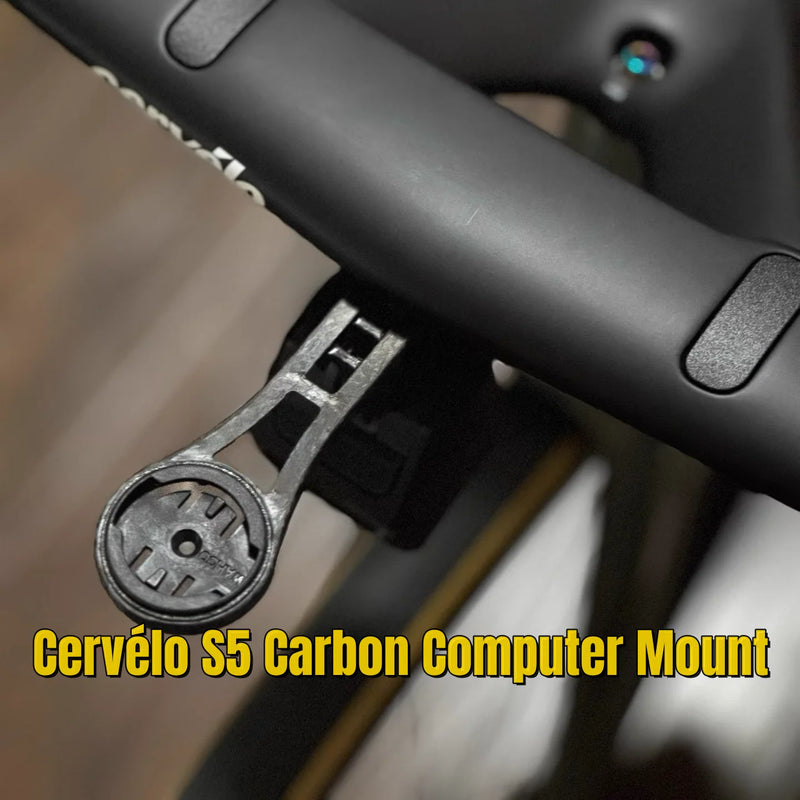 Cervélo S5 Integrated Carbon Computer Mount | 2022–2026 | Garmin / Wahoo Compatible