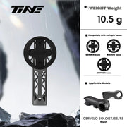 Cervelo Titanium Computer Mount | S5 2020–2026 / SOLOIST / SS / R5 | Garmin Wahoo Bryton Compatible - Detail 6