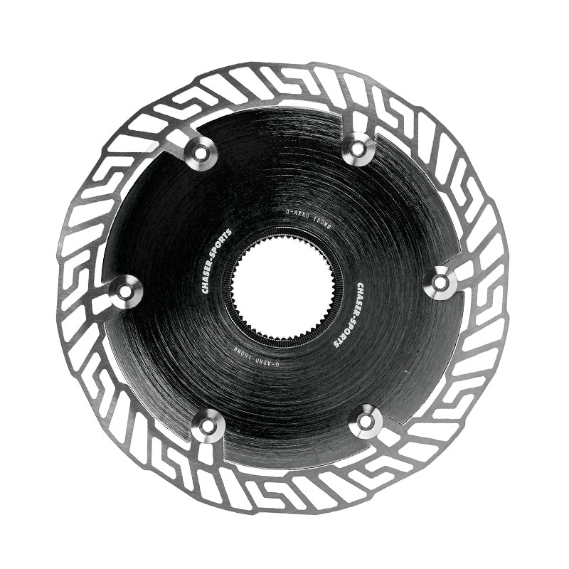 Chaser 0-AERO Center Lock Disc Brake Rotor 140mm / 160mm Black