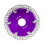 Chaser 0-AERO Center Lock Disc Brake Rotor 140mm / 160mm Purple