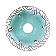 Chaser 0-AERO Center Lock Disc Brake Rotor 140mm / 160mm Cyan
