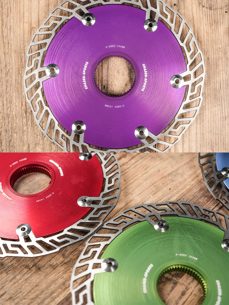 Chaser 0-AERO Center Lock Disc Brake Rotor 140mm / 160mm