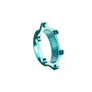 Chaser 6-Bolt to Center Lock Adapter Cyan