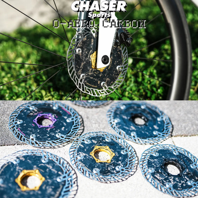 Chaser O-AERO Carbon Center Lock Disc Brake Rotor 140mm / 160mm