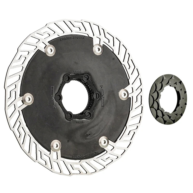 Chaser O-AERO Carbon Center Lock Disc Brake Rotor 140mm / 160mm Black