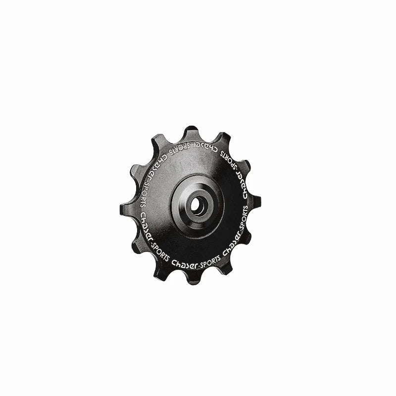 Chaser-Sports 12T Ceramic Rear Derailleur Pulley Wheel – 10.2g – Compatible with Shimano / SRAM — Black / Rune 12T-1PCS