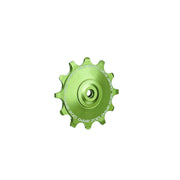 Chaser-Sports 12T Ceramic Rear Derailleur Pulley Wheel – 10.2g – Compatible with Shimano / SRAM — Green / Rune 12T-1PCS