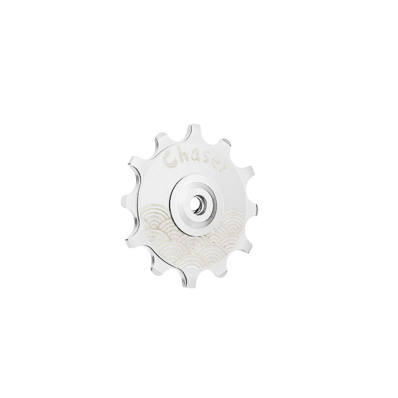 Chaser-Sports 12T Ceramic Rear Derailleur Pulley Wheel — 10.2g — Shimano / SRAM / Campagnolo — 9 / 10 / 11 / 12-Speed