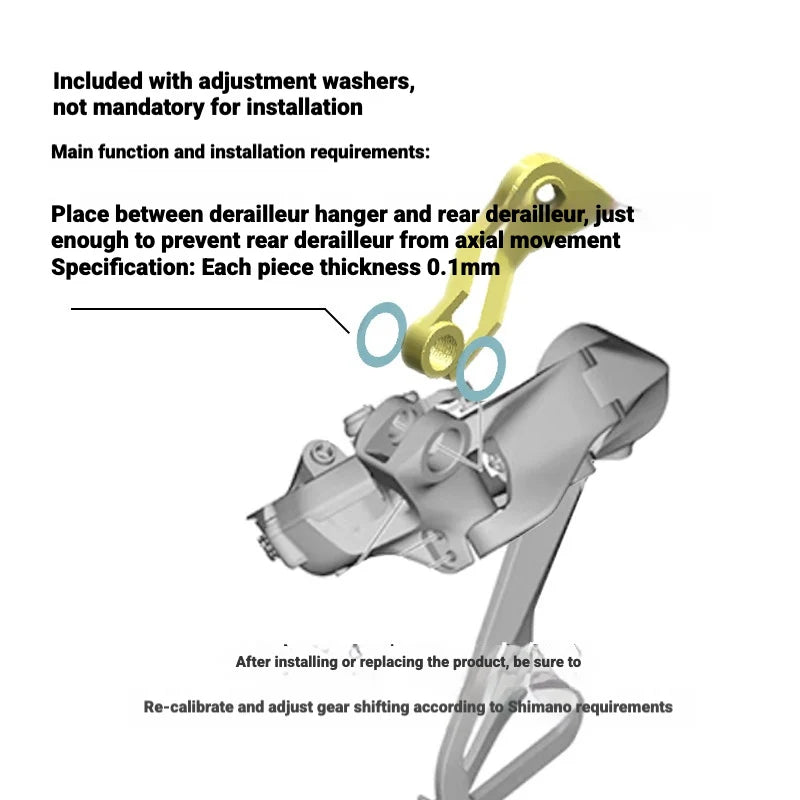 Chaser Titanium UDH Direct Mount Derailleur Hanger for Shimano — Trek Madone Gen 8, Colnago V5RS, Y1RS & QUICKER ONE
