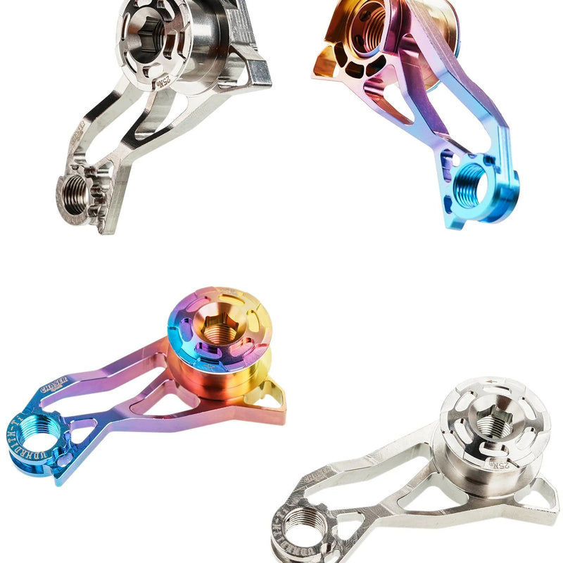 Chaser Titanium UDH Direct Mount Derailleur Hanger for Shimano — Trek Madone Gen 8, Colnago V5RS, Y1RS & QUICKER ONE