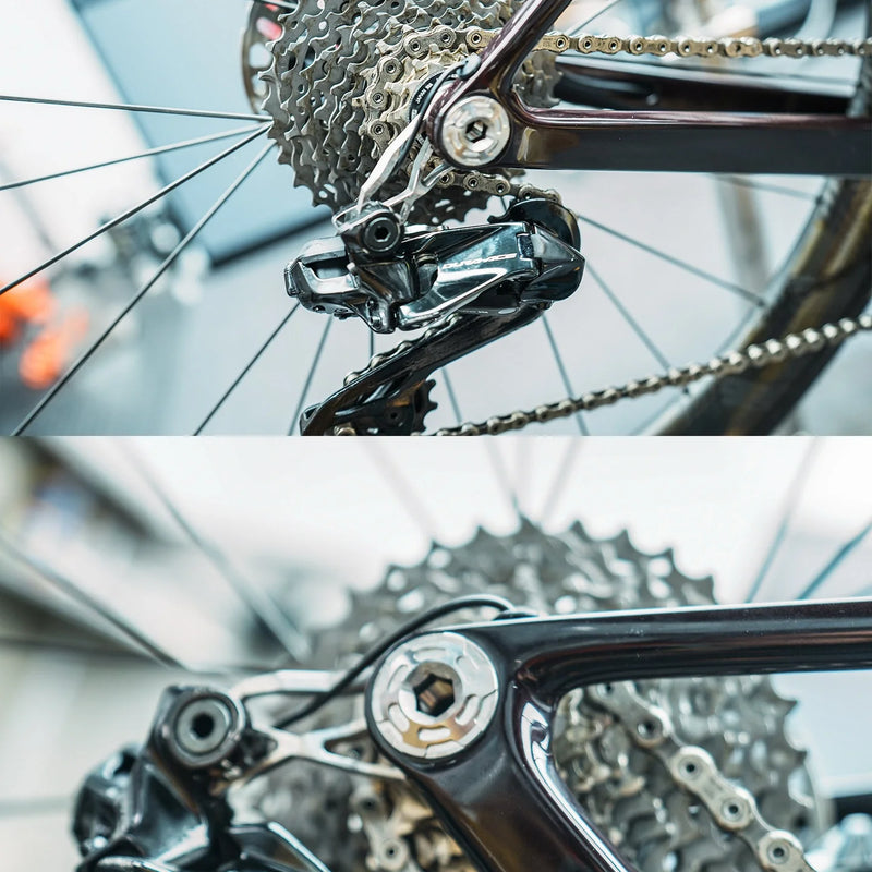 Chaser Titanium UDH Direct Mount Derailleur Hanger for Shimano — Trek Madone Gen 8, Colnago V5RS, Y1RS & QUICKER ONE