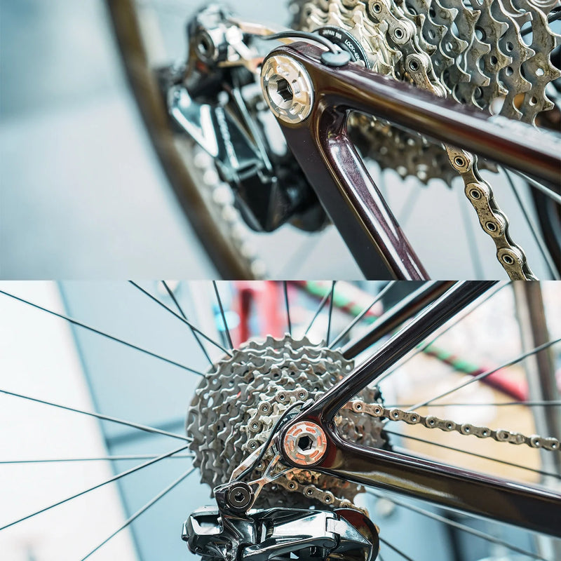 Chaser Titanium UDH Direct Mount Derailleur Hanger for Shimano — Trek Madone Gen 8, Colnago V5RS, Y1RS & QUICKER ONE
