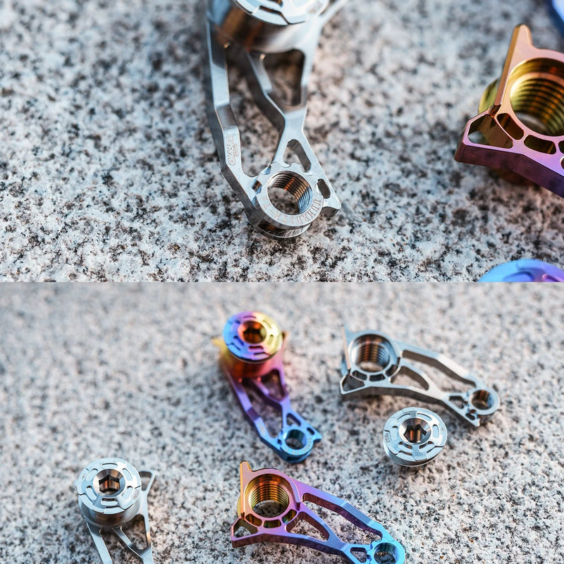 Chaser Titanium UDH Direct Mount Derailleur Hanger for Shimano — Trek Madone Gen 8, Colnago V5RS, Y1RS & QUICKER ONE