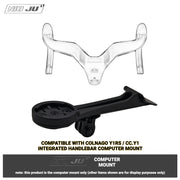 Colnago Y1RS Integrated Alloy Computer Mount | Garmin / Wahoo | Front Light & GoPro Compatible