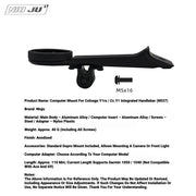 Colnago Y1RS Integrated Alloy Computer Mount | Garmin / Wahoo | Front Light & GoPro Compatible - Detail 3