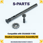Titanium Headset Compression Plug Kit for Colnago Y1RS | Fork Compression Assembly XS S M L