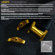Colnago Y1RS / V5RS 3DAM Titanium Seatpost Clamp Kit — Yoke & Cradle Components