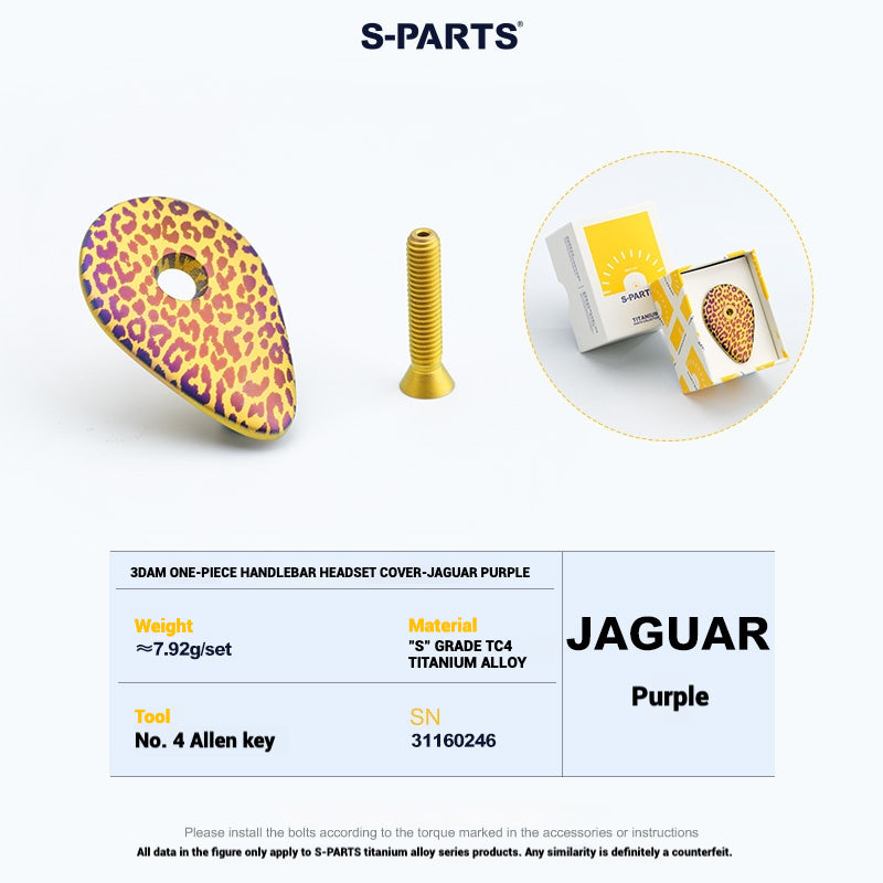 S-PartS PINARELLO 3DAM 3D-Printed Titanium Integrated Stem Cap, compatible with PINARELLO Dogma F12 and earlier versions (before 2024). Not suitable for Pinarello Dogma F 2025.