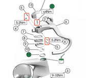 S-PARTS Complete Titanium Bolt Upgrade for Trek Madone Gen 7 SLR / SL | Shimano / SRAM Shift & Brake Kits - Detail 2