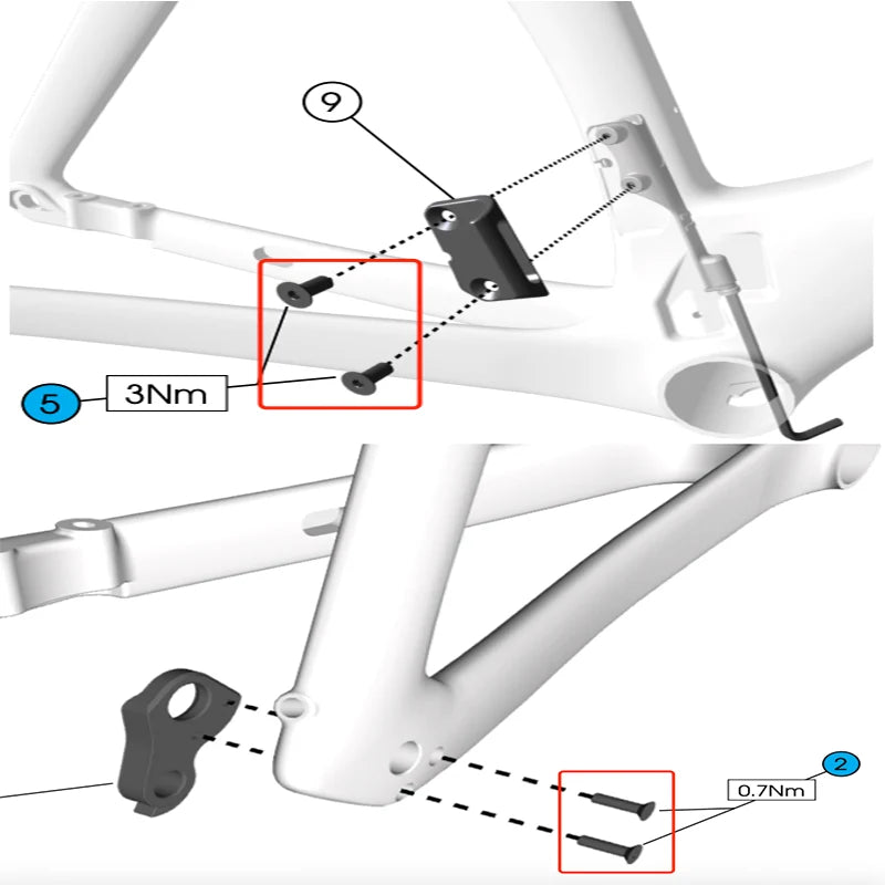 S-PARTS Complete Titanium Bolt Upgrade for Trek Madone Gen 7 SLR / SL | Shimano / SRAM Shift & Brake Kits - Detail 8
