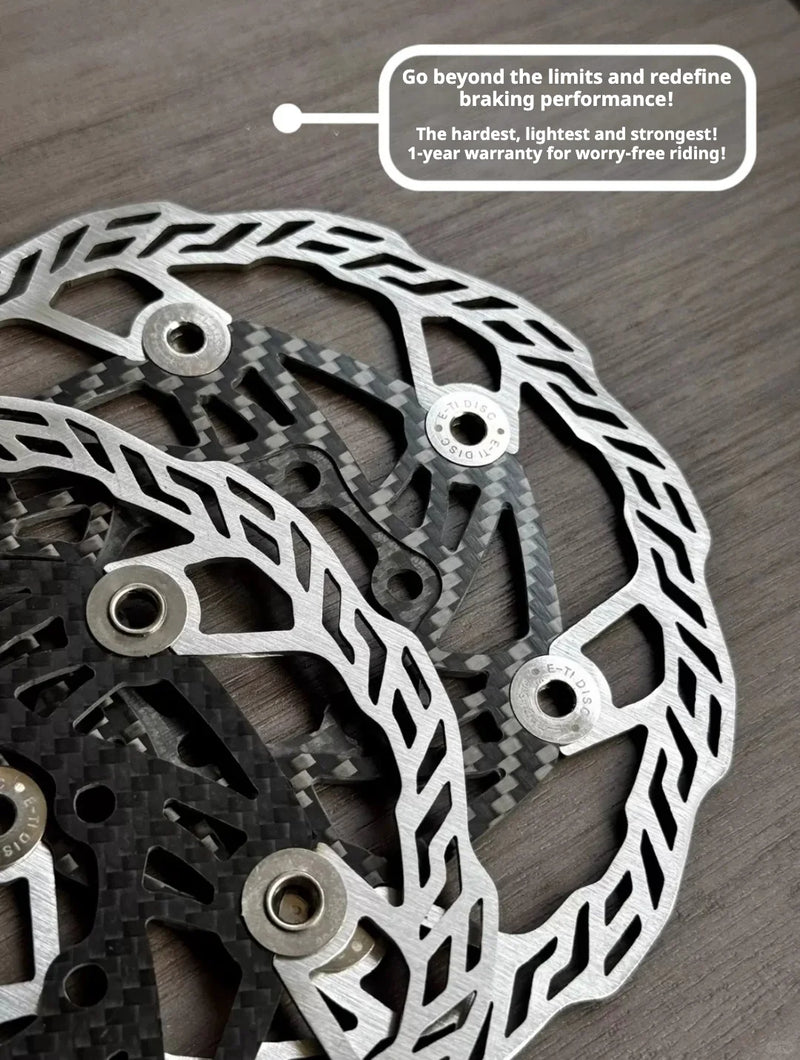 E-TI Carbon Center Lock Disc Brake Rotor 140mm / 160mm