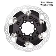 E-TI DISC Gamma Carbon Brake Rotor 140mm / 160mm 6-Bolt & Center Lock