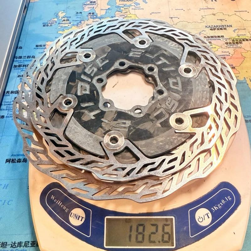 E-TI DISC Gamma Carbon Brake Rotor 140mm / 160mm 6-Bolt & Center Lock