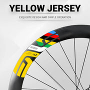 ENVE SES 4.5 Rainbow & World Championship Wheel Decal Set — Front 4.5 & Rear 5.6 Stickers — Pogacar-Style Custom Rims - Detail 11