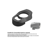 EXS AeroVer Custom Spacers & Adapters for Integrated Handlebars | Giant Propel, BMC, Cannondale, Trek & Specialized - Detail 4