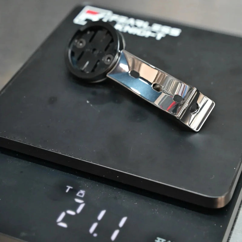 Fearless Knight Titanium CNC Computer Mount | 21.54g | Specialized Roval Rapide | Garmin Wahoo Bryton