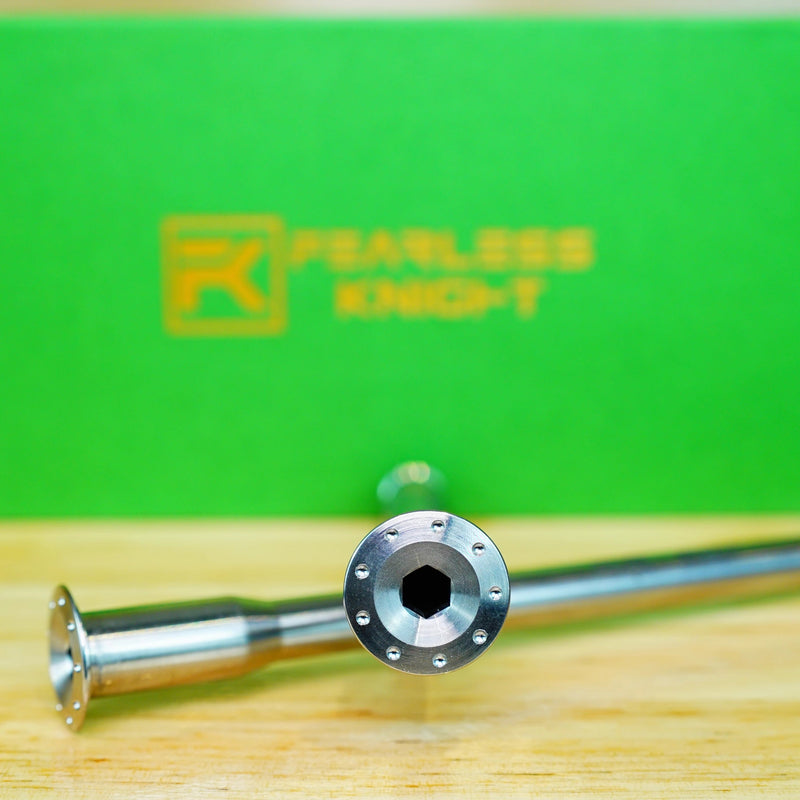 Fearless Knight Titanium Thru Axle for Pinarello, Specialized, Colnago, Trek, Ridley Road Bikes