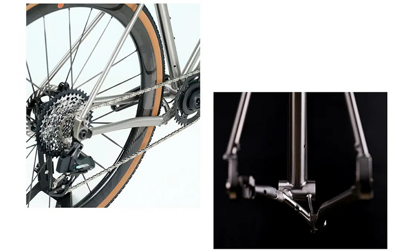 S-PartS Titanium Alloy Gravel Bike Frame