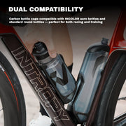 INColor Aero Cycling Bottle & Carbon Cage｜Aero Water Bottle｜Save Up to 8W｜600ml / 620ml｜Bottle + Cage Set Options