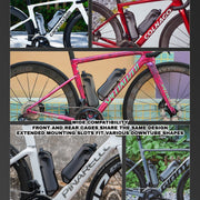 INColor Aero Cycling Bottle & Carbon Cage｜Aero Water Bottle｜Save Up to 8W｜600ml / 620ml｜Bottle + Cage Set Options