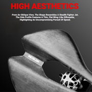 INCOLOR RC-1 Full Carbon Short-Nose Saddle — 82–83g — 7×9mm Rails