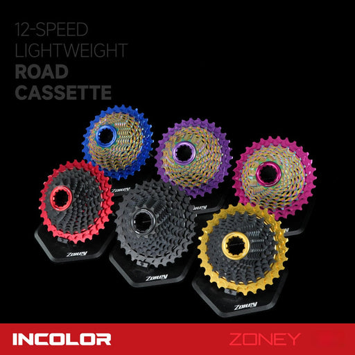 INCOLOR ZONEY 12-Speed Road Bike Cassette 11