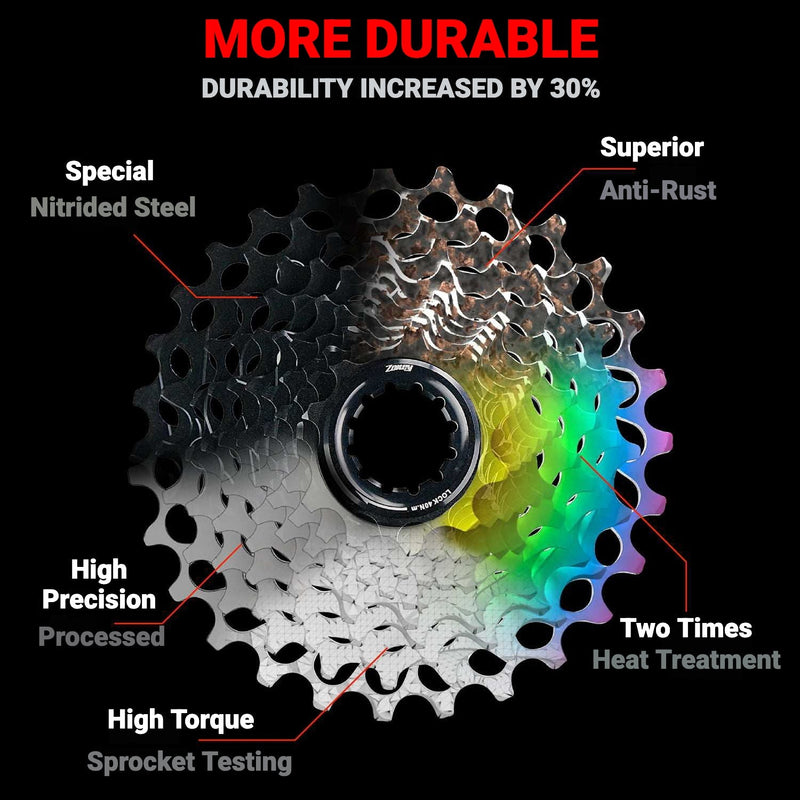 INCOLOR ZONEY 12-Speed Road Bike Cassette 11