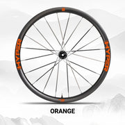 S-PARTS Infinity Logo Decals for Lún HYPER 3 D33 Gen 3 — Waterproof Overlay Set for Two Wheels + Spares - Detail 9