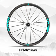 S-PARTS Infinity Logo Decals for Lún HYPER 3 D33 Gen 3 — Waterproof Overlay Set for Two Wheels + Spares - Detail 10