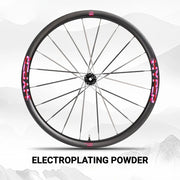 S-PARTS Infinity Logo Decals for Lún HYPER 3 D33 Gen 3 — Waterproof Overlay Set for Two Wheels + Spares - Detail 11