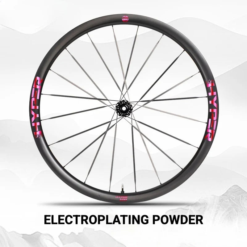 S-PARTS Infinity Logo Decals for Lún HYPER 3 D33 Gen 3 — Waterproof Overlay Set for Two Wheels + Spares - Detail 11