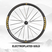 S-PARTS Infinity Logo Decals for Lún HYPER 3 D33 Gen 3 — Waterproof Overlay Set for Two Wheels + Spares - Detail 12